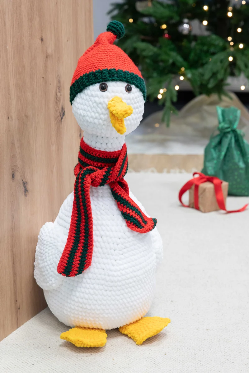 Anleitung Türstopper Weihnachtsgans