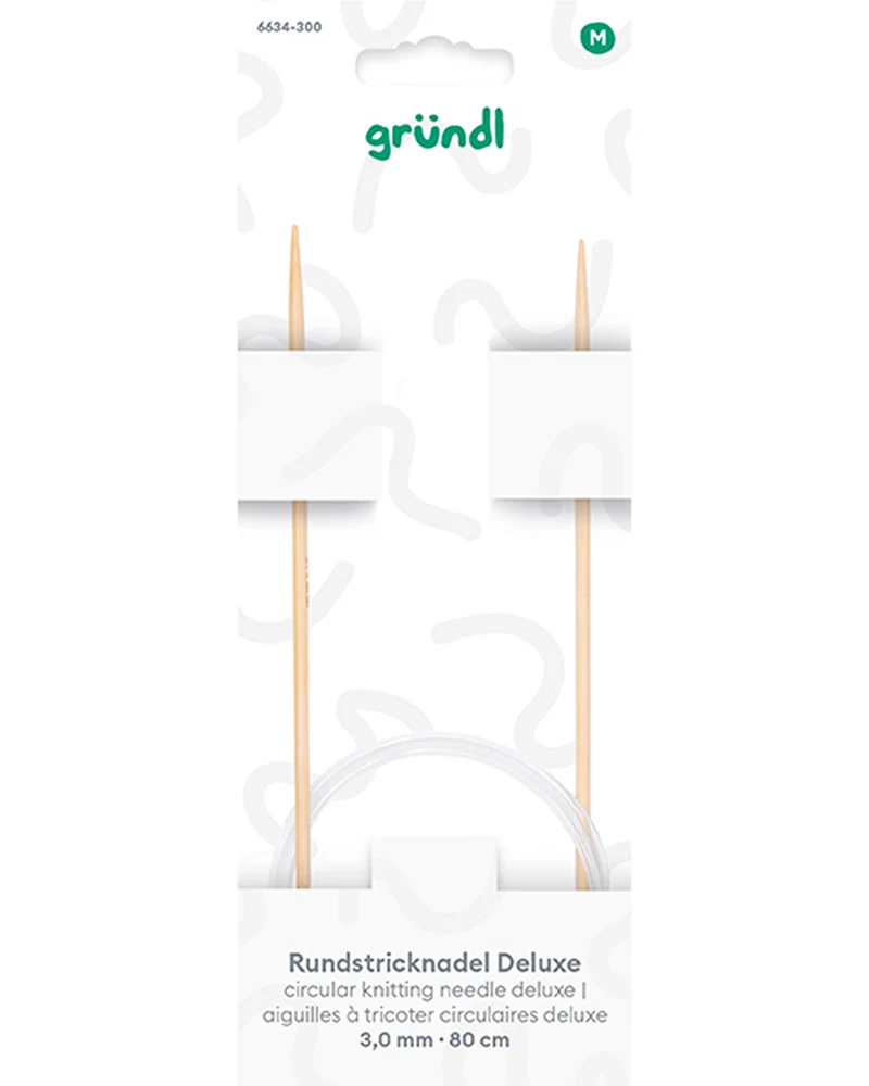 Rundstricknadel Deluxe, 80 cm
