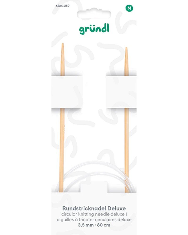 Rundstricknadel Deluxe, 80 cm