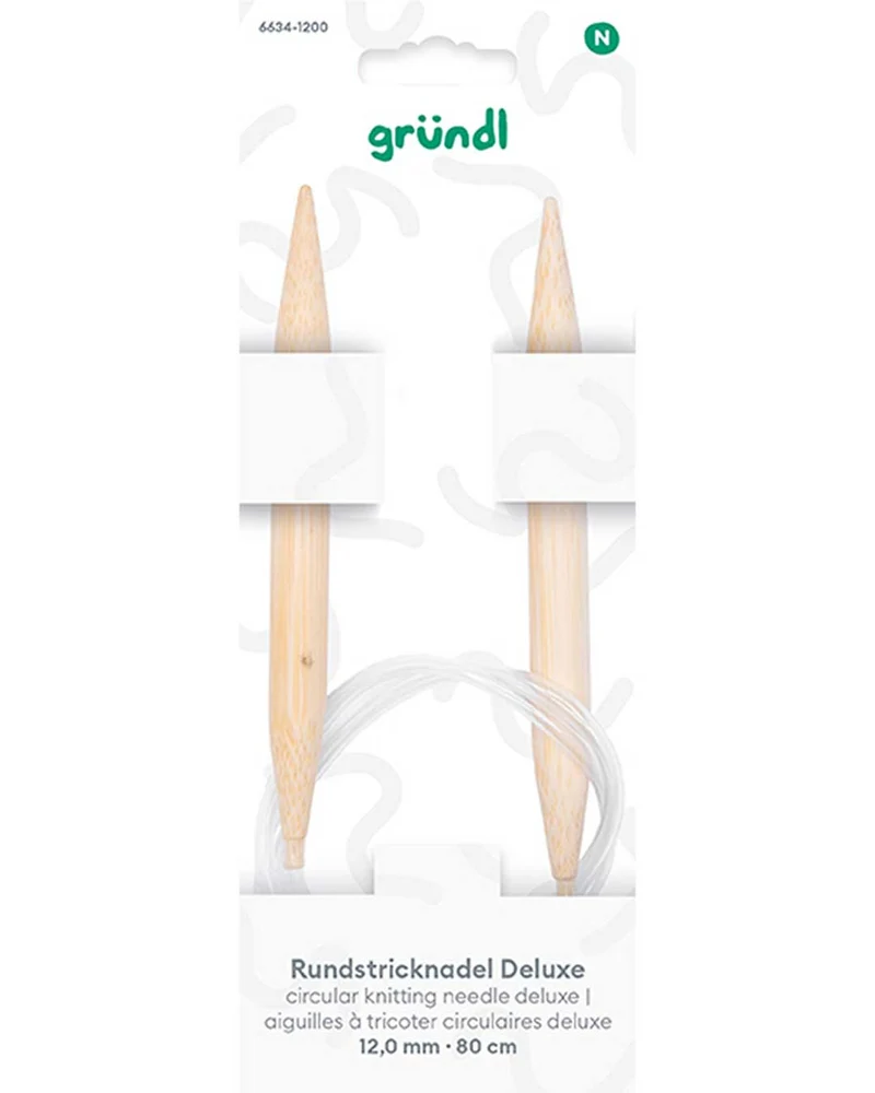 Rundstricknadel Deluxe, 80 cm