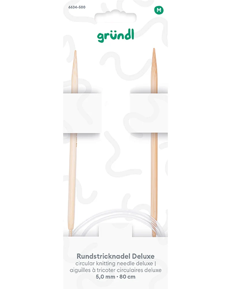 Rundstricknadel Deluxe, 80 cm