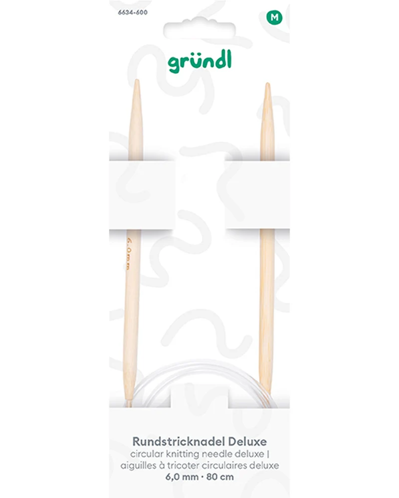 Rundstricknadel Deluxe, 80 cm