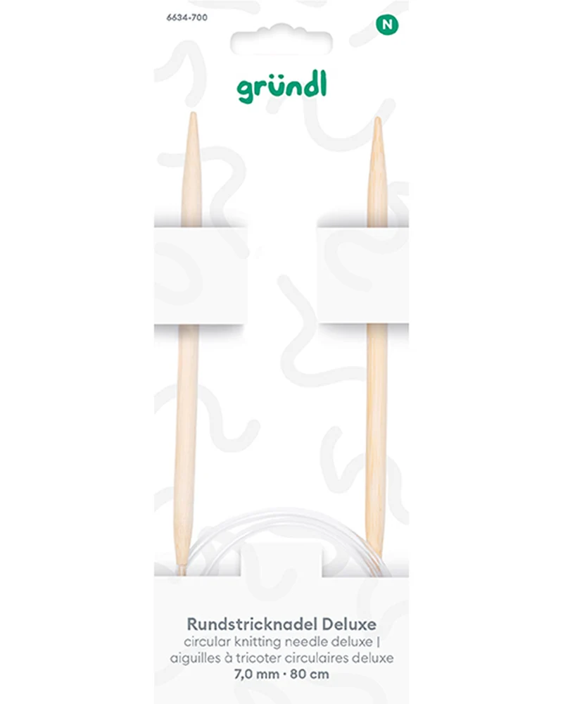 Rundstricknadel Deluxe, 80 cm