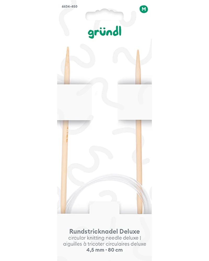 Rundstricknadel Deluxe, 80 cm