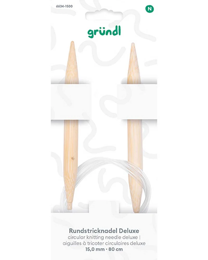 Rundstricknadel Deluxe, 80 cm