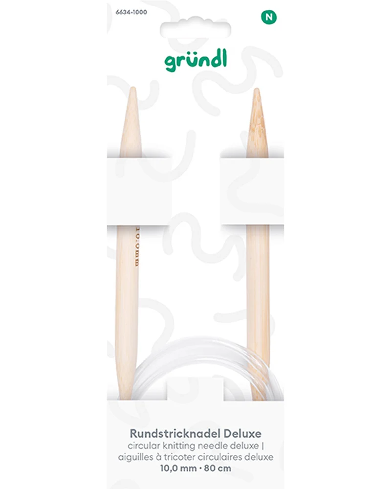 Rundstricknadel Deluxe, 80 cm