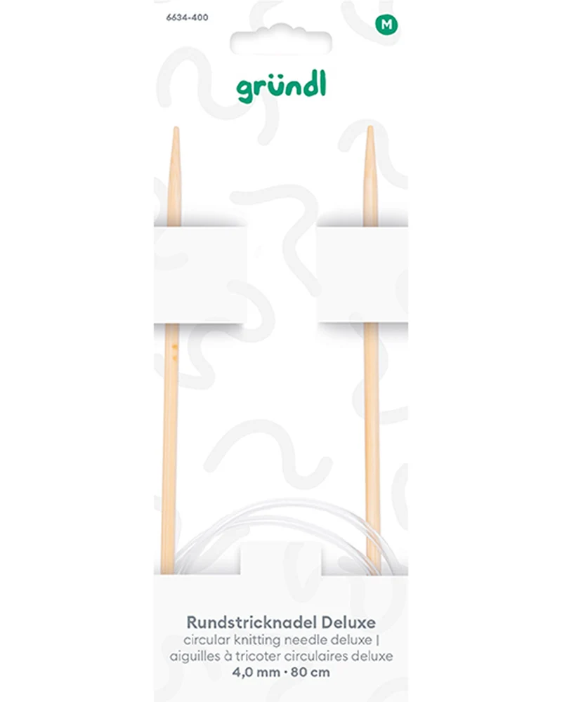 Rundstricknadel Deluxe, 80 cm