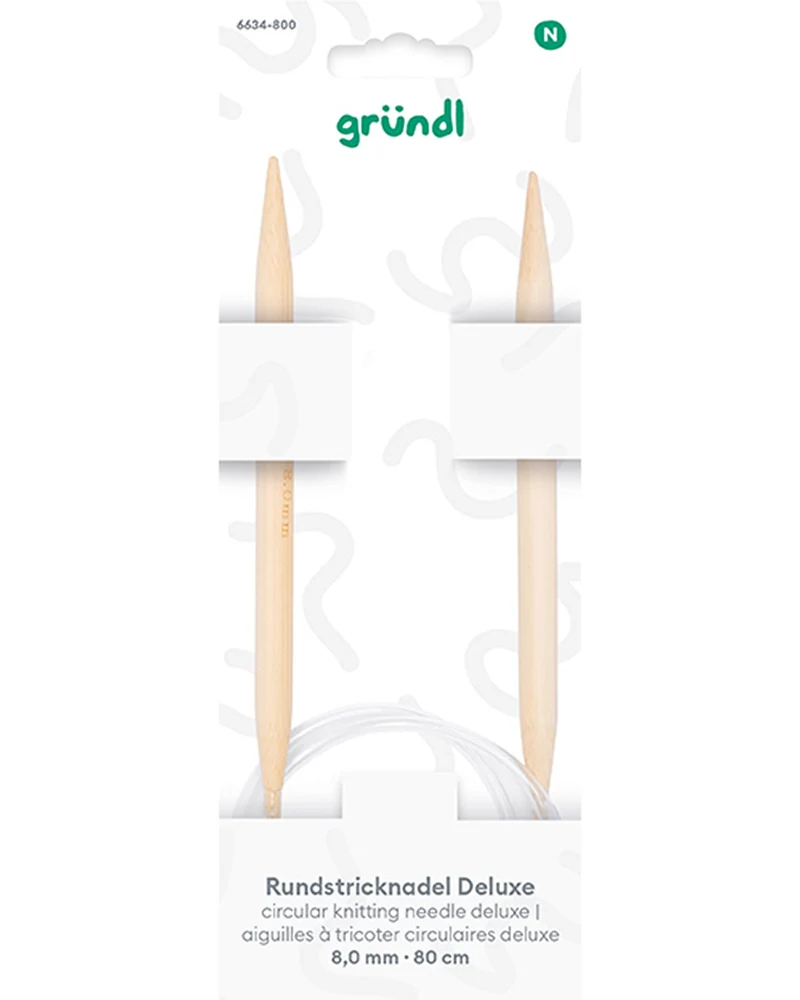Rundstricknadel Deluxe, 80 cm