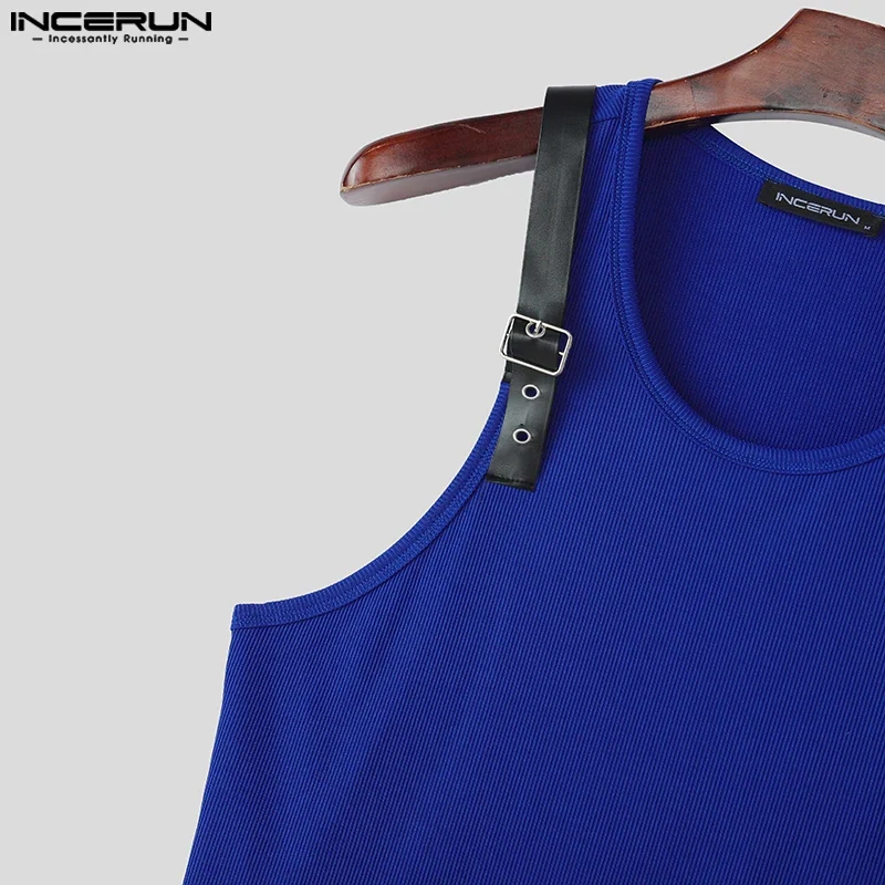 Herren Oberteil Ärmellos Tank Top Sexy Shirt Clubwear Muskel T-Shirt Unterhemd