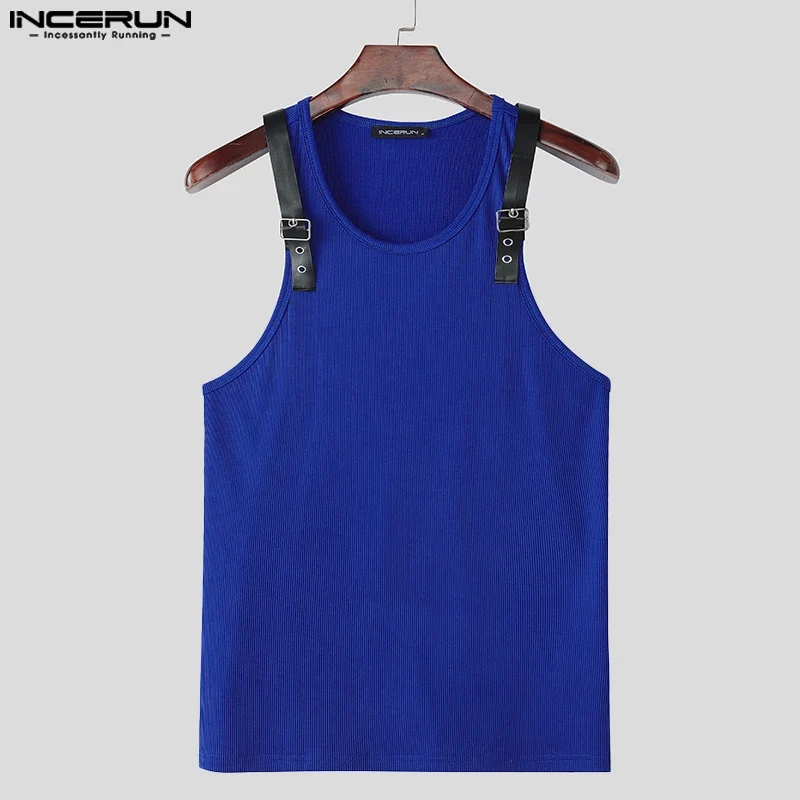 Herren Oberteil Ärmellos Tank Top Sexy Shirt Clubwear Muskel T-Shirt Unterhemd