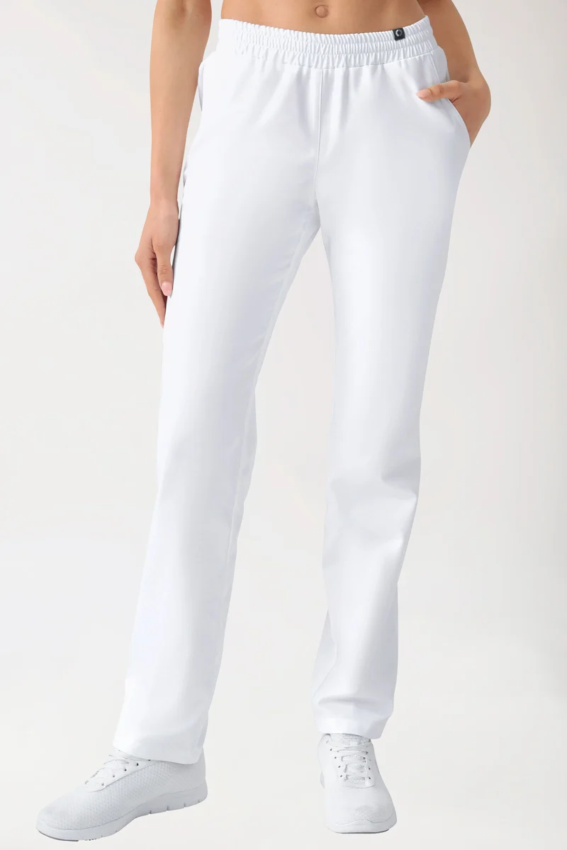 CORE Hose Damen - leicht vertiefter Bund weiß