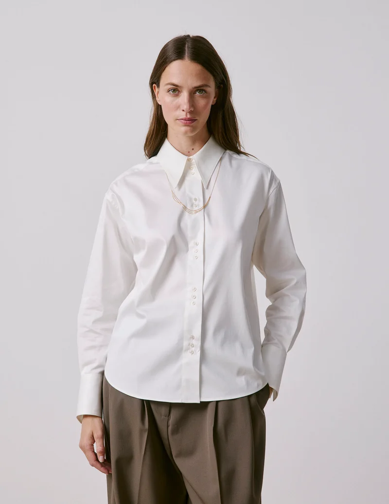 Chemise Perle écrue