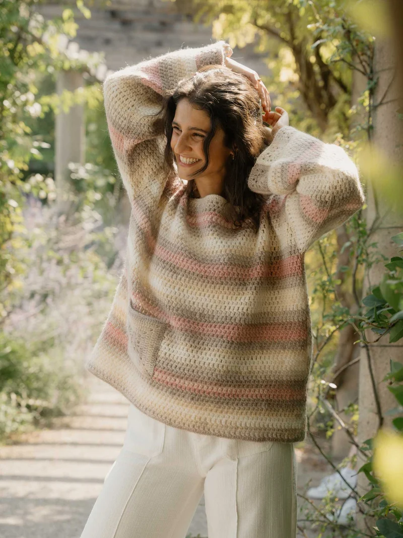 Anleitung Pulli mit Granny Squares