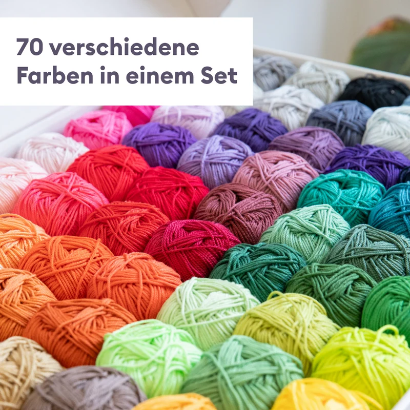 Cotton Quick uni Colourbox 70 Farben