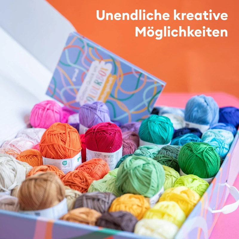 Cotton Quick uni Colourbox 70 Farben