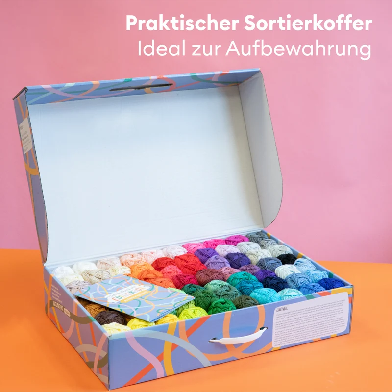 Cotton Quick uni Colourbox 70 Farben