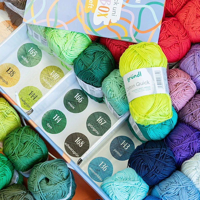 Cotton Quick uni Colourbox 70 Farben