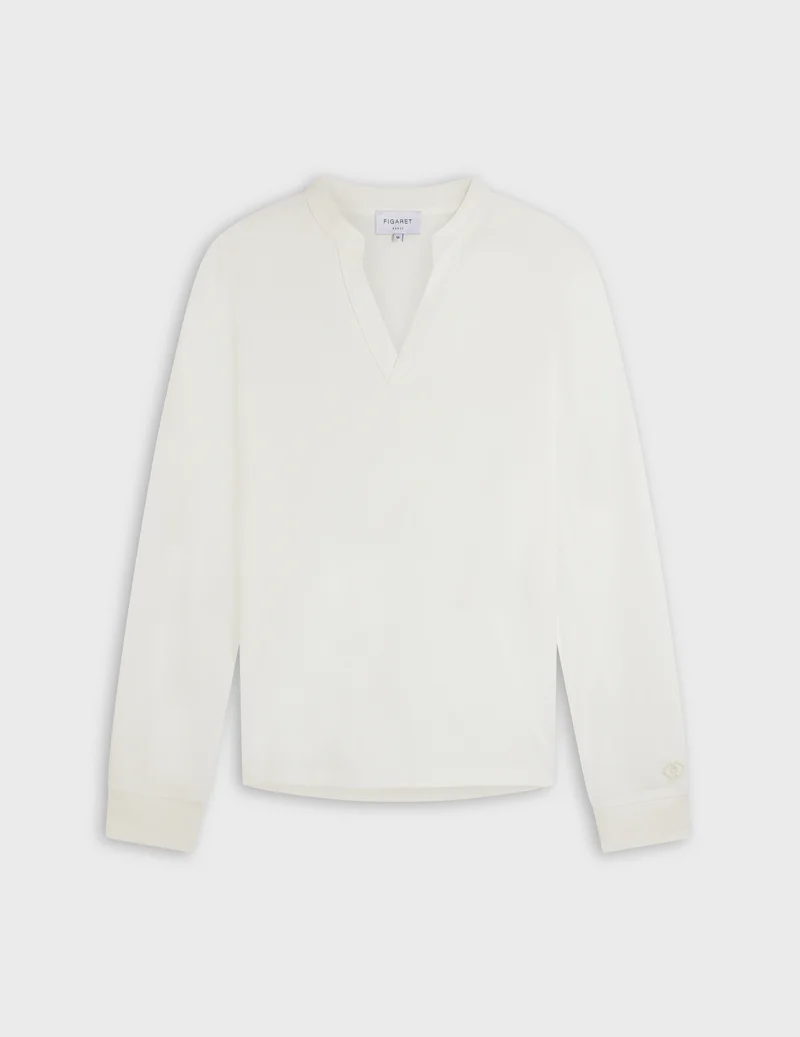 T-shirt Charles en coton écru
