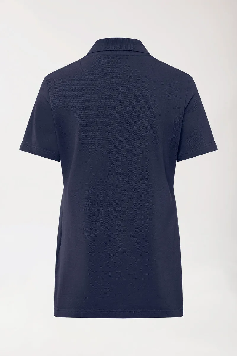 CORE Shirt Damen - Polokragen navy
