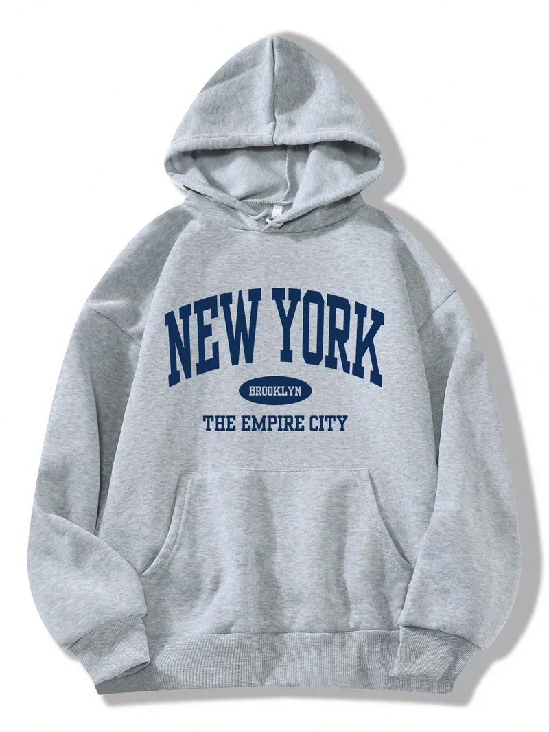 New York City Kapuzenpullover Sweatshirt Hoodie Pulli Damen Kapuzenpulli Shirt