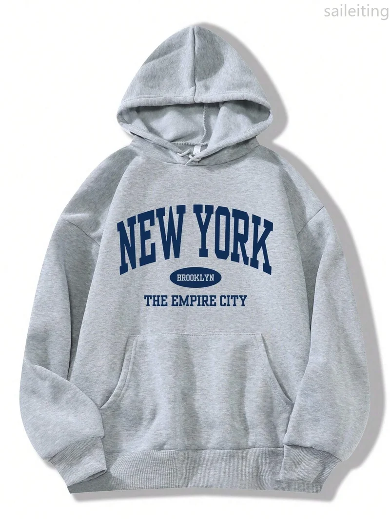 New York City Kapuzenpullover Sweatshirt Hoodie Pulli Damen Kapuzenpulli Shirt