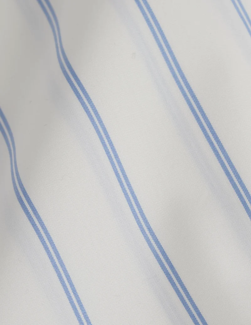 Chemise Mélinda rayée bleu clair