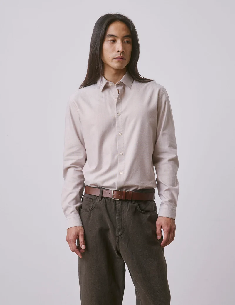 Chemise Auguste beige