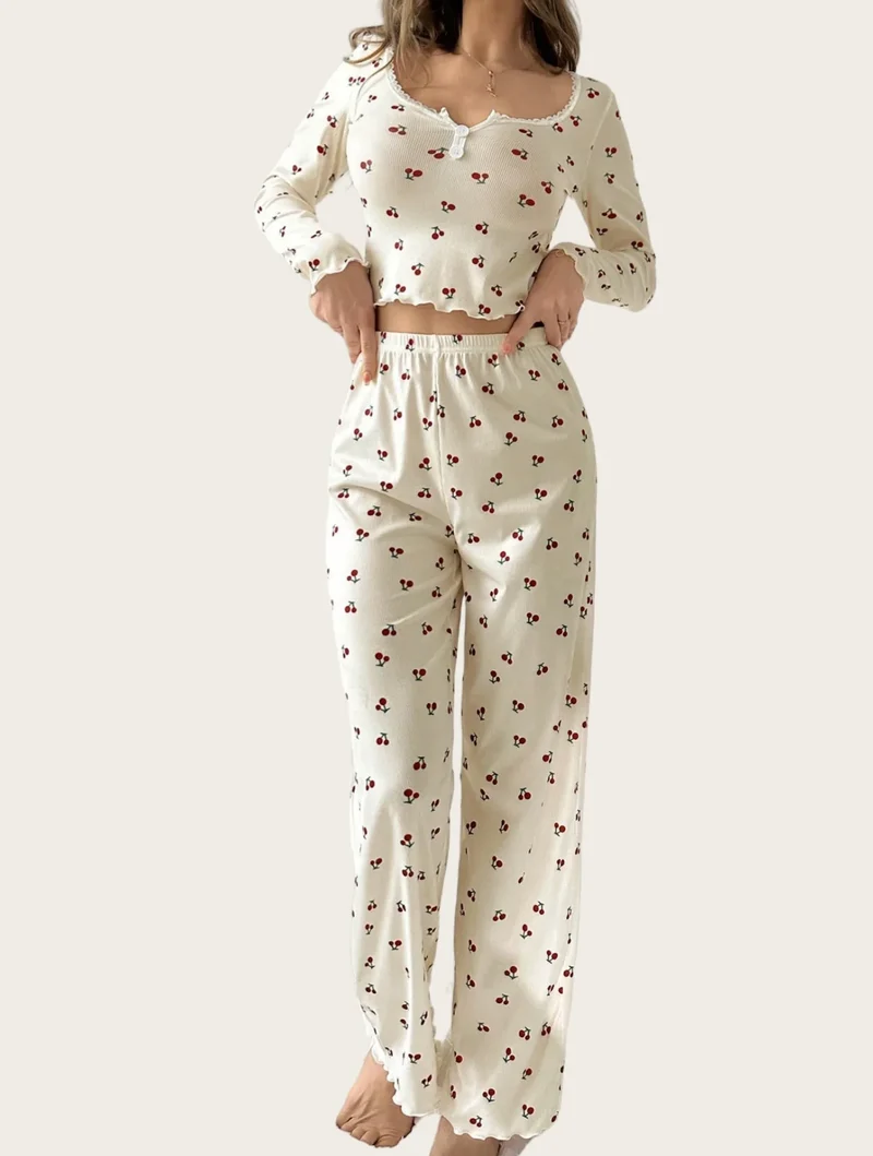 Pigiami da donna | L'intimo per la notte Camicia Completo da Casa in due pezzi
