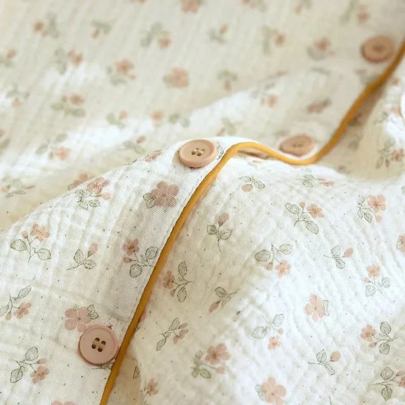 Pyjama für Damen Nachtwäsche Nachthemd Schlafanzug Zweiteiliger Hausanzug