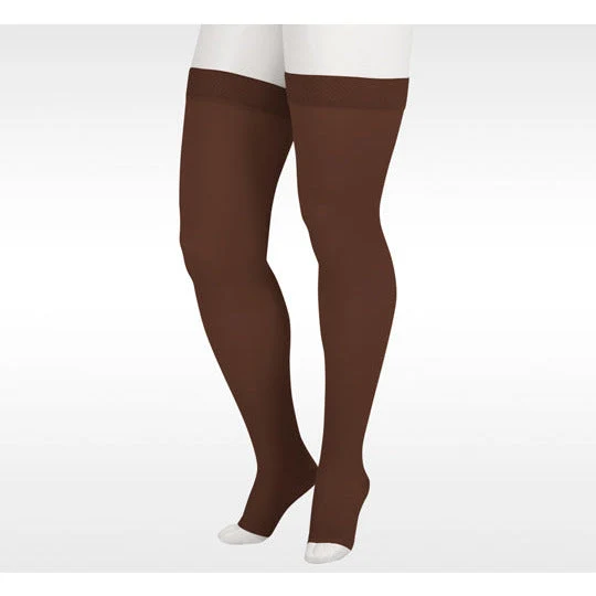Juzo Dynamic Thigh High 30-40 mmHg w/ Silicone Band, Open Toe