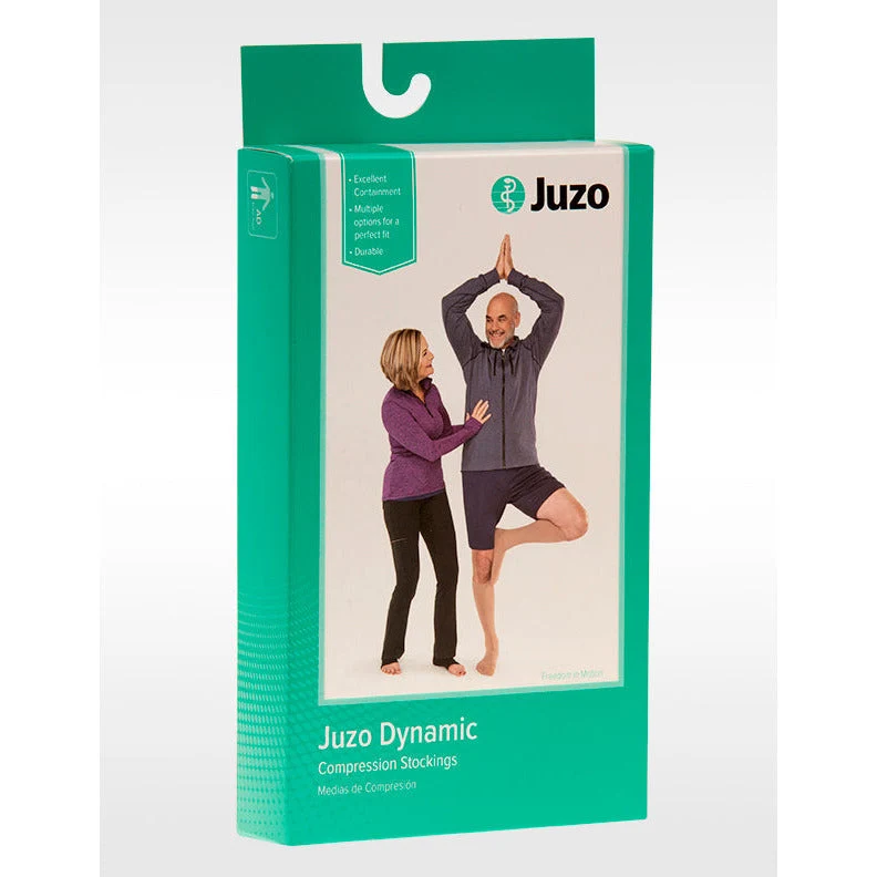 Juzo Dynamic Thigh High 30-40 mmHg w/ Silicone Band, Open Toe
