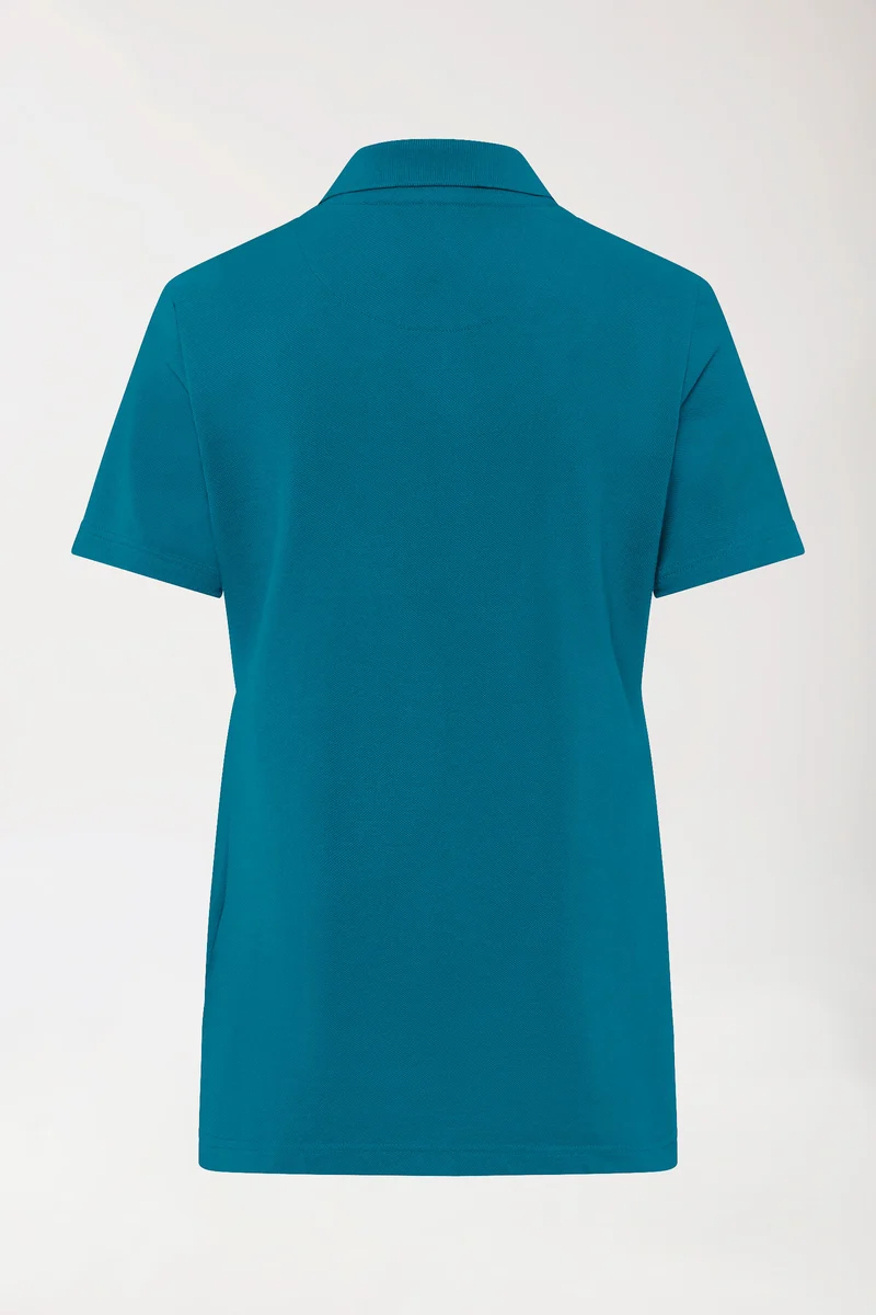 CORE Shirt Damen - Polokragen petrol