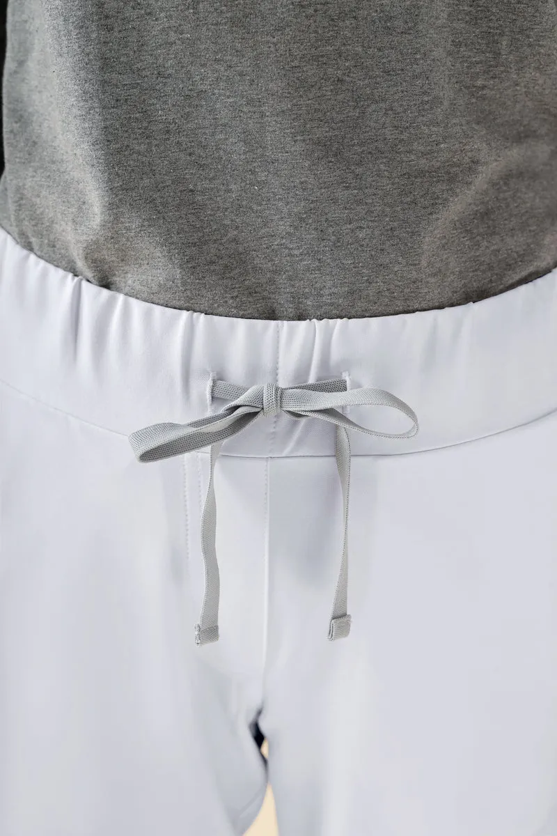 KAERE Hose Damen - gerader Saum Kurzgr. ohne Beintaschen weiß