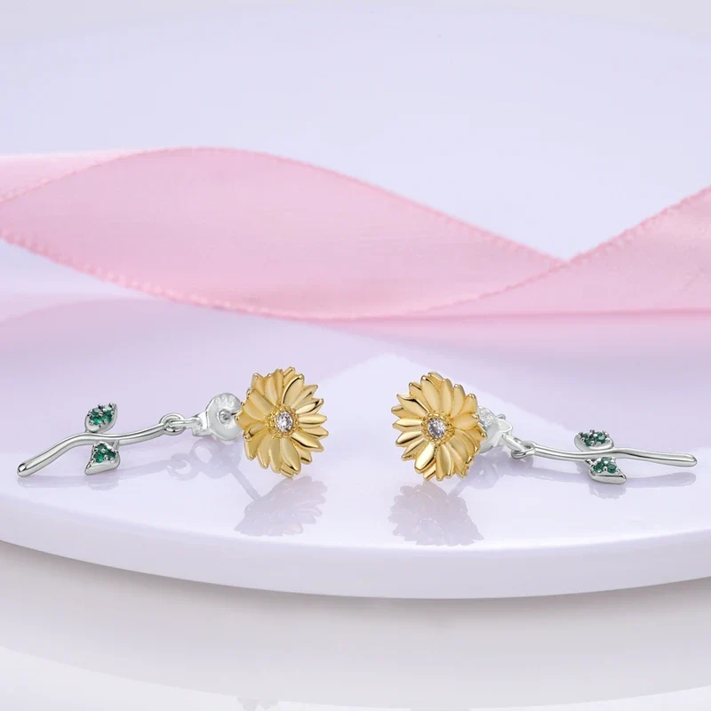 Orecchini a Cerchio in Argento 925 Sterling con Zirconi | Creole Brillantini