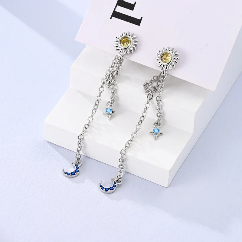 Creole Argento 925 Sterling Zirconi | Orecchini Eleganti Ipoallergenici Regalo