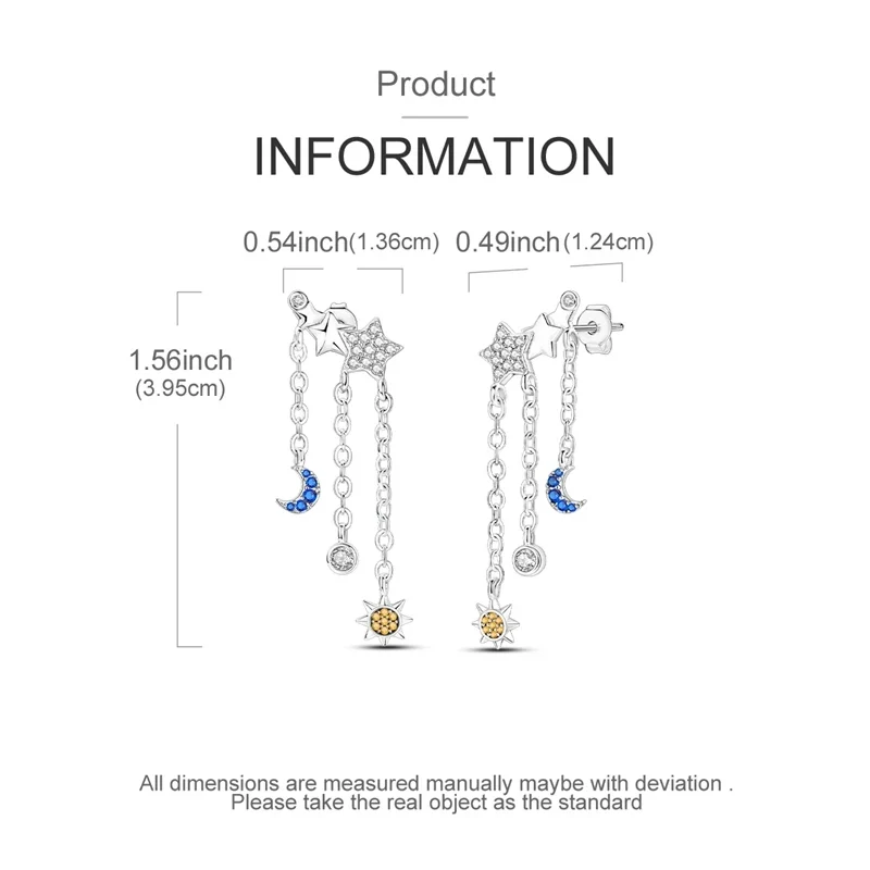 Creole Argento 925 Sterling Zirconi | Orecchini Eleganti Ipoallergenici Regalo