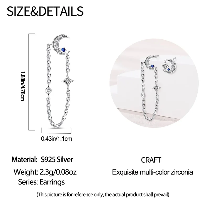 Creole Argento 925 Sterling Zirconi | Orecchini Eleganti Ipoallergenici Regalo