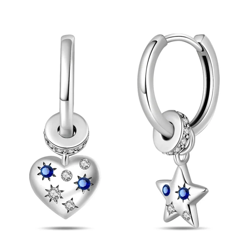 Creole Argento 925 Sterling Zirconi | Orecchini Eleganti Ipoallergenici Regalo