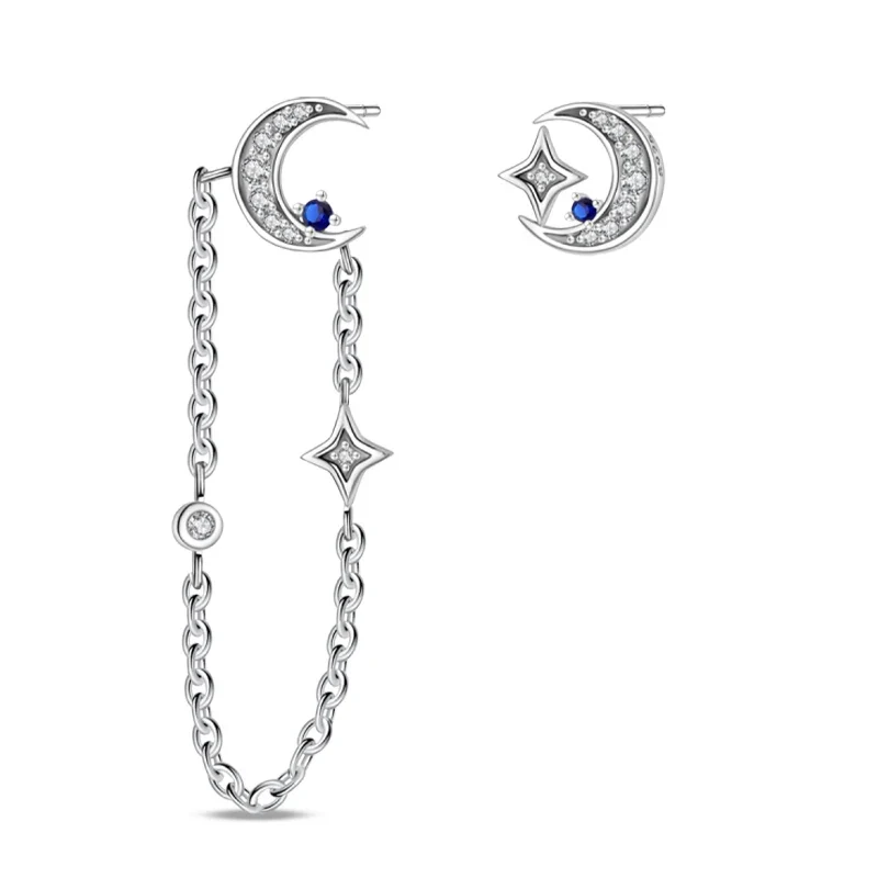Creole Argento 925 Sterling Zirconi | Orecchini Eleganti Ipoallergenici Regalo