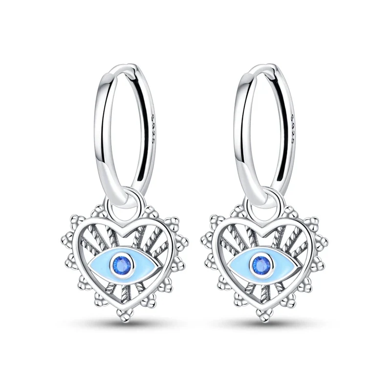 Creolen 925 Silber Ohrringe Zirkonia | Hypoallergen | Luxus Ohrstecker Geschenk