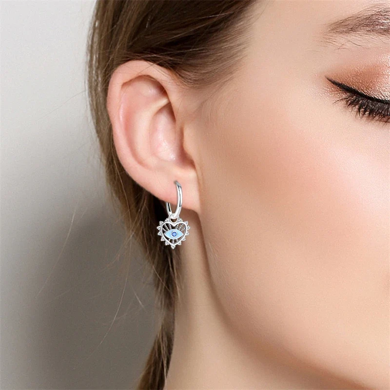 Creolen 925 Silber Ohrringe Zirkonia | Hypoallergen | Luxus Ohrstecker Geschenk