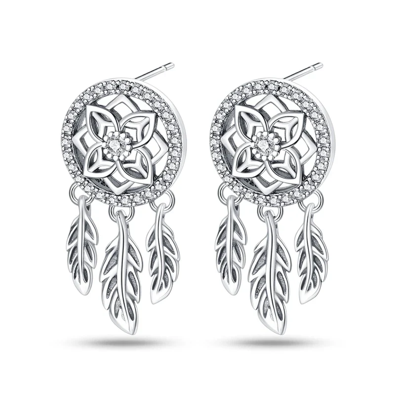 Creolen 925 Silber Ohrringe Zirkonia | Hypoallergen | Luxus Ohrstecker Geschenk