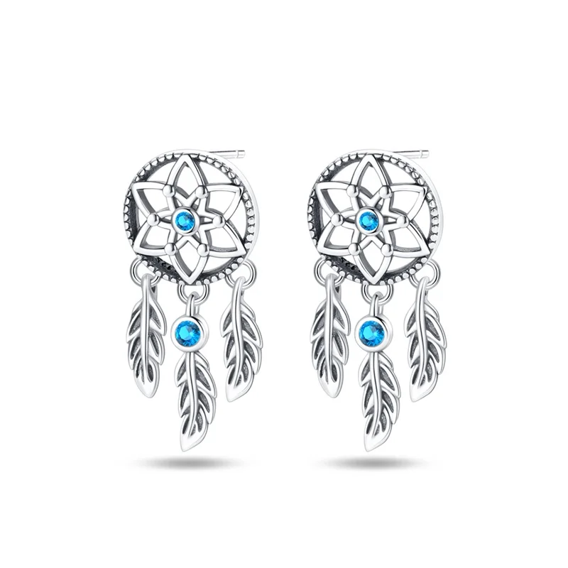 Creolen 925 Silber Ohrringe Zirkonia | Hypoallergen | Luxus Ohrstecker Geschenk