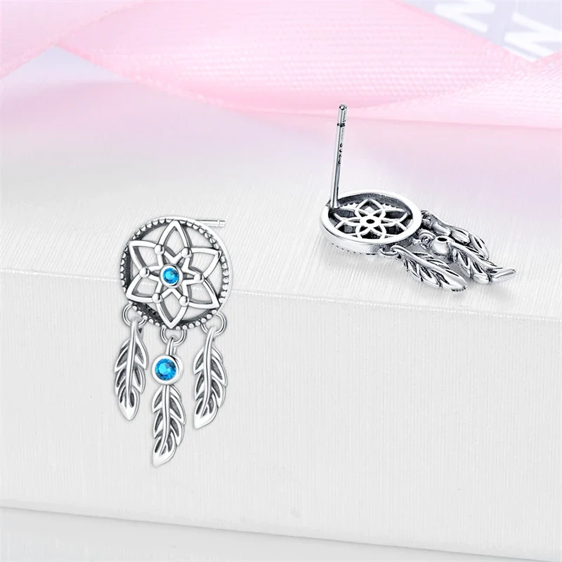 Creolen 925 Silber Ohrringe Zirkonia | Hypoallergen | Luxus Ohrstecker Geschenk
