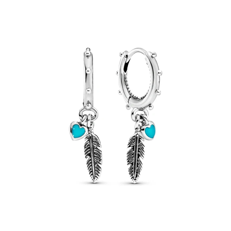 Orecchini a Cerchio in Argento 925 Sterling con Zirconi | Creole Brillanti