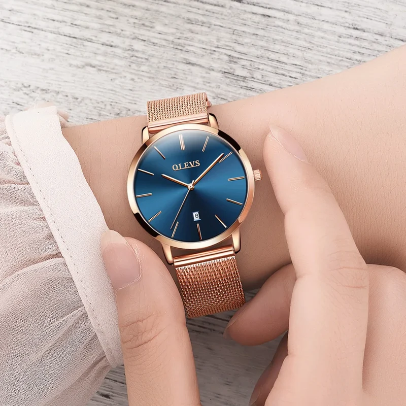 Orologio da Polso Donna Quarzo Quadrante Acciaio Inossidabile Classico Elegante
