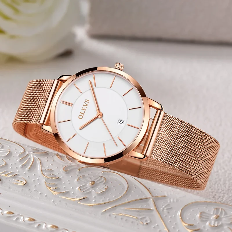 Orologio da Polso Donna Quarzo Quadrante Acciaio Inossidabile Classico Elegante