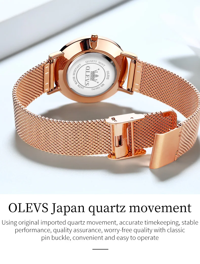 Orologio da Polso Donna Quarzo Quadrante Acciaio Inossidabile Classico Elegante