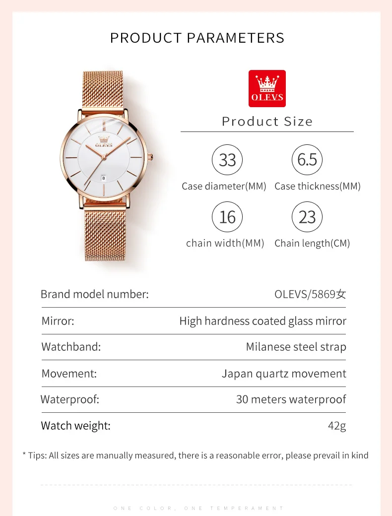 Orologio da Polso Donna Quarzo Quadrante Acciaio Inossidabile Classico Elegante