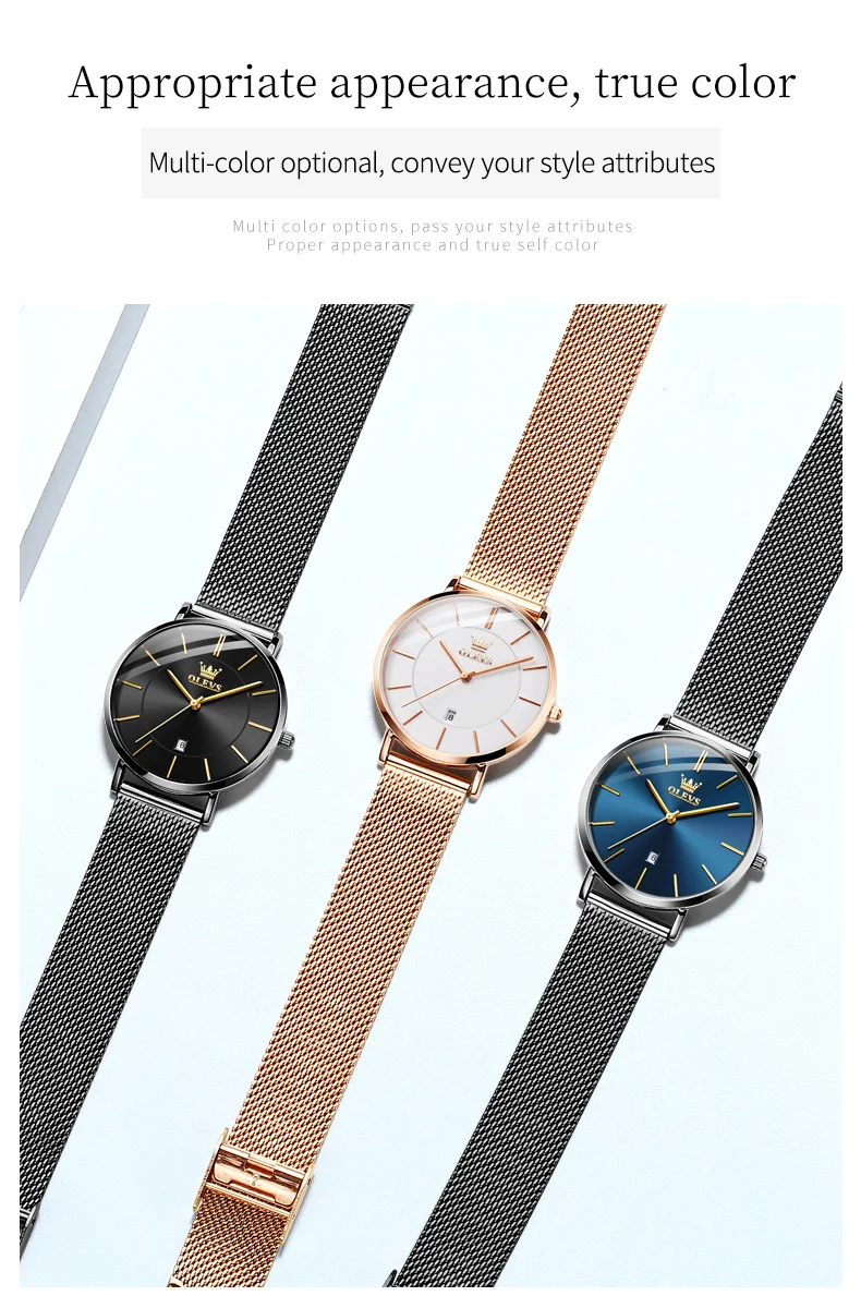 Orologio da Polso Donna Quarzo Quadrante Acciaio Inossidabile Classico Elegante